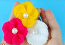 Flor de Crochê para Iniciantes (muito fácil de fazer) croche