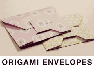 Como fazer um Envelope Tradicional de Origami